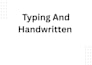 do fast typing convert handwritten notes to word